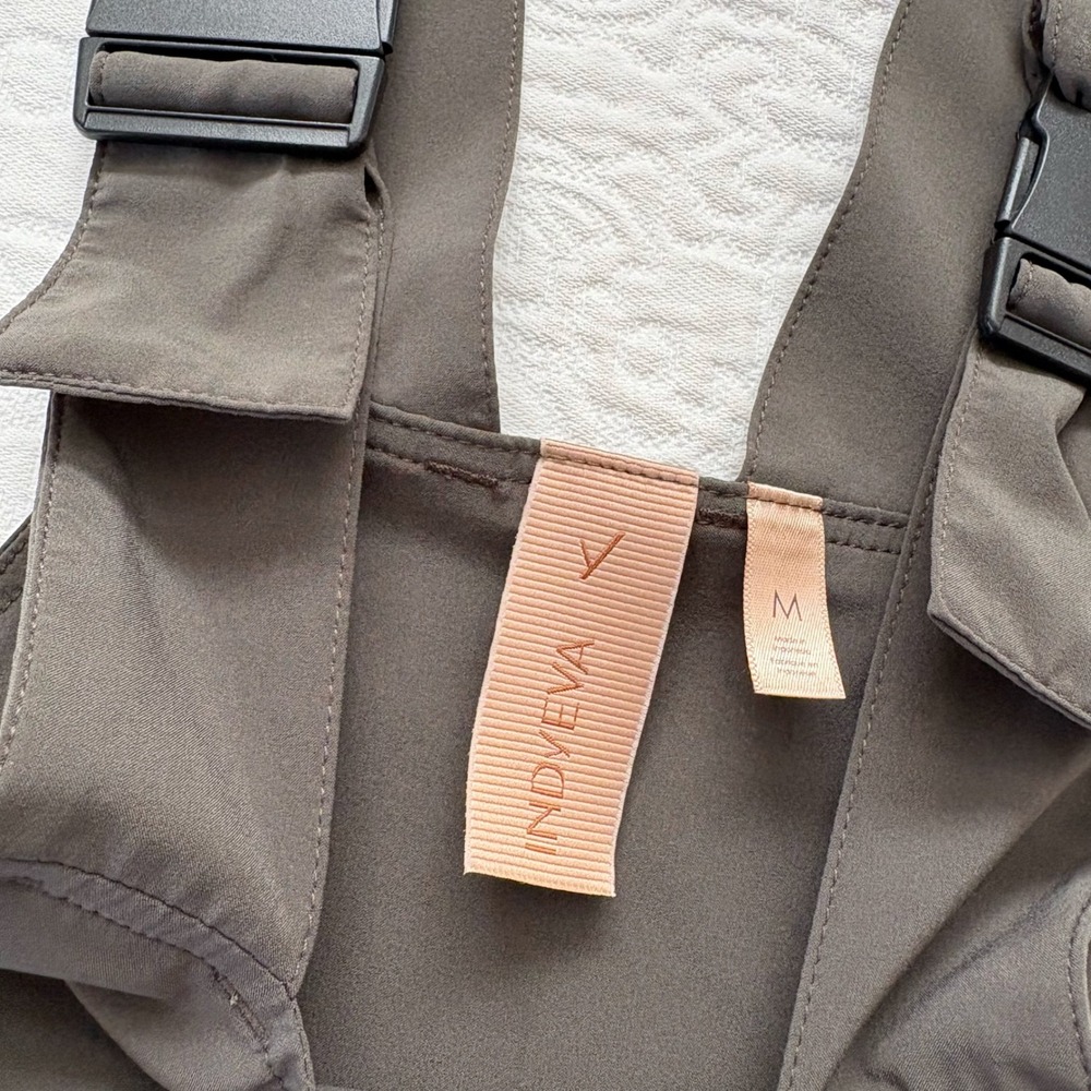 Indyeva Women's Arin‎ Overalls, Olive Green - Picture 7 of 9